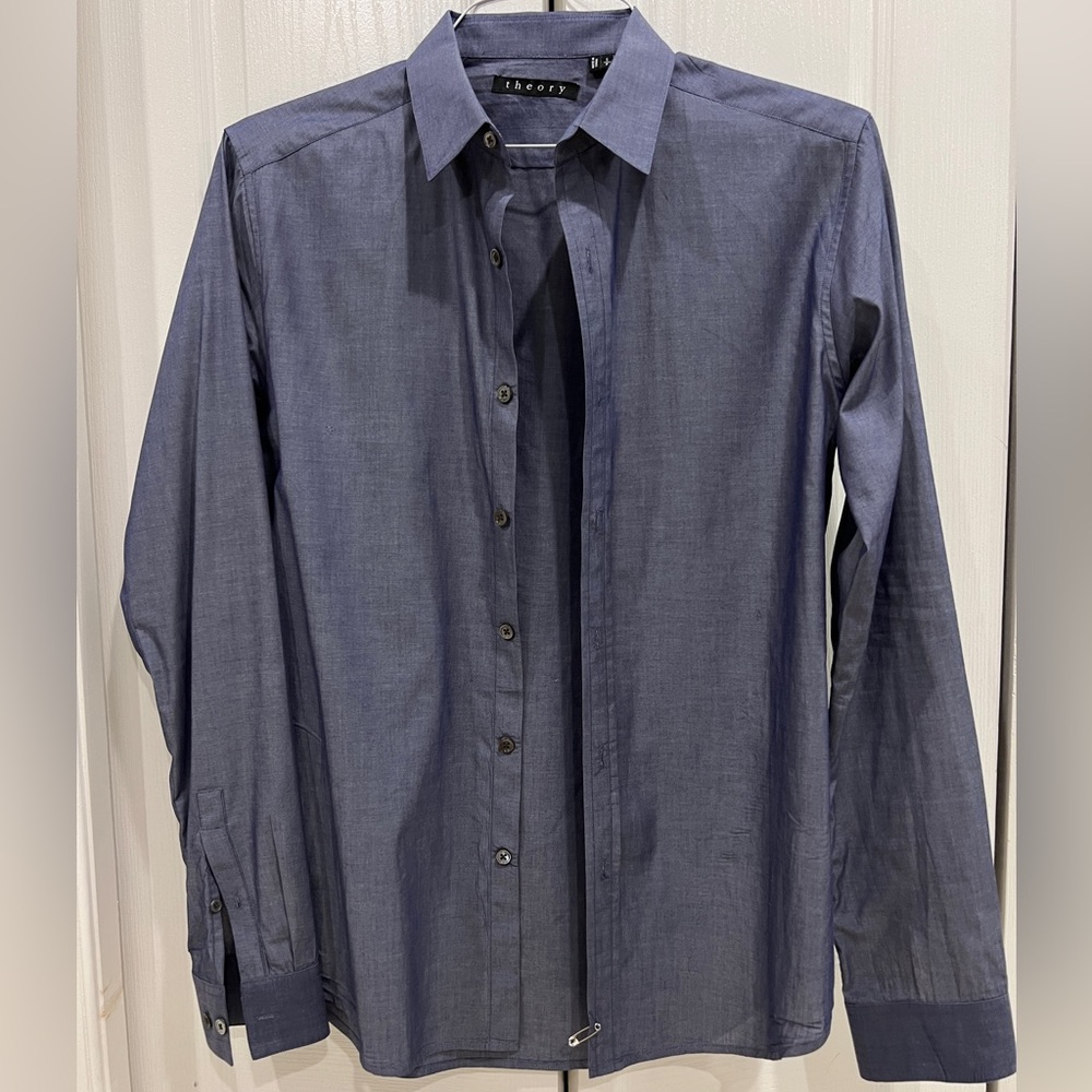 Theory men’s button down shirt